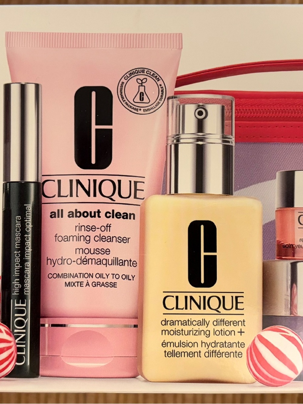 Clinique Pink Cleanser & Yellow Moisturizing Lotion Set